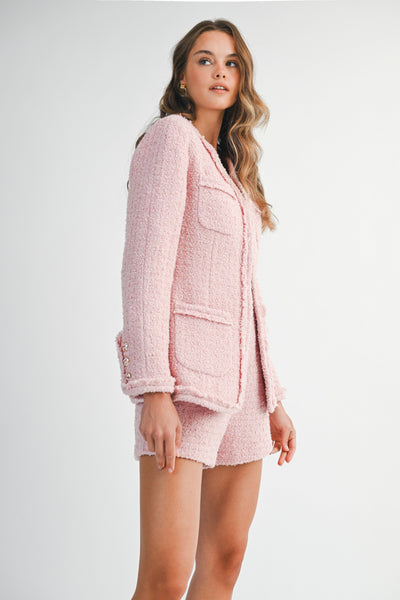 Saco largo bolsas al frente