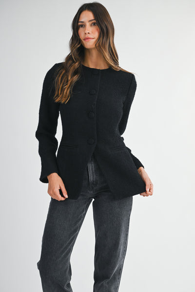 Saco botones al frente