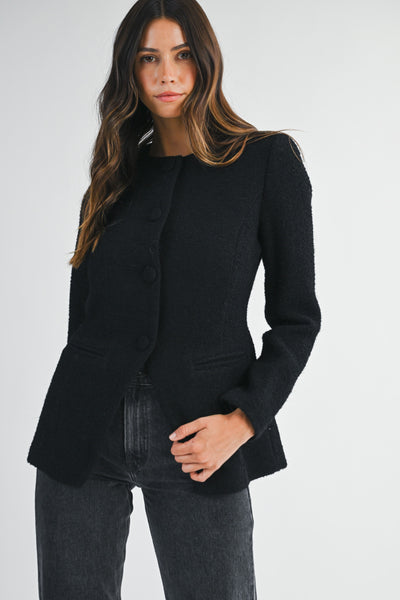 Saco botones al frente