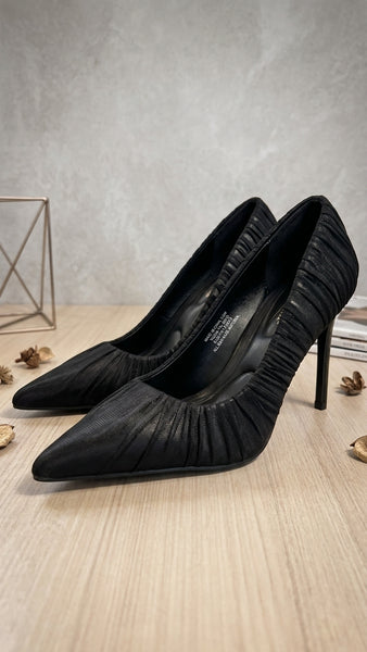Zapato stileto plisado