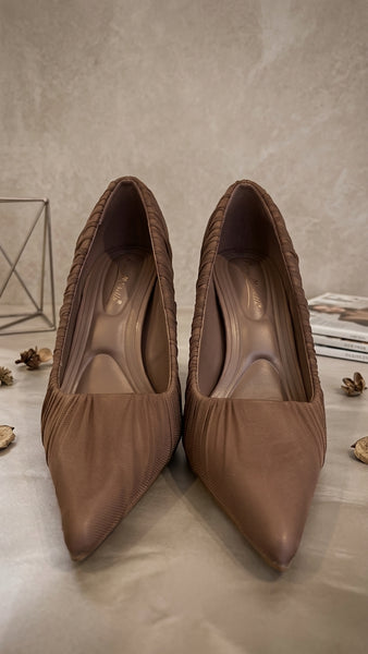 Zapato stileto plisado