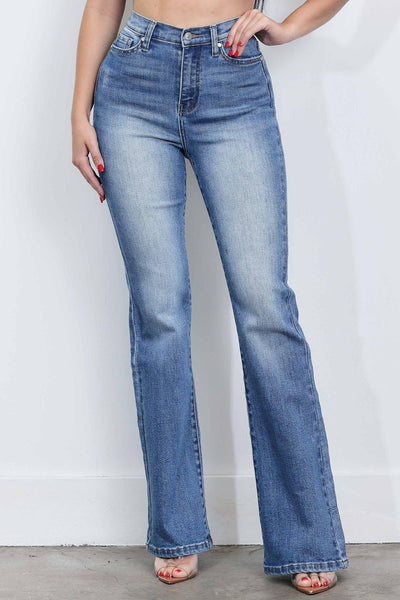 Pantalon mezclilla acampanado