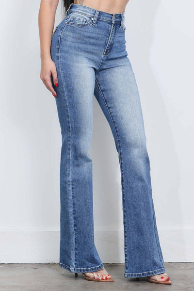 Pantalon mezclilla acampanado