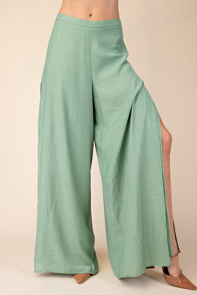 Pantalon vestir ancho