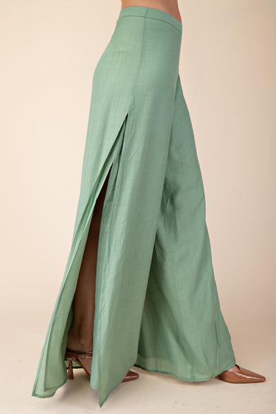Pantalon vestir ancho