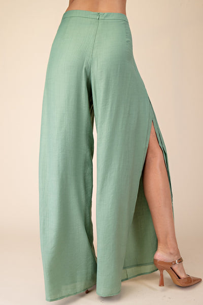 Pantalon vestir ancho