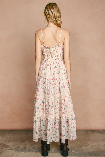 Vestido  largo floral