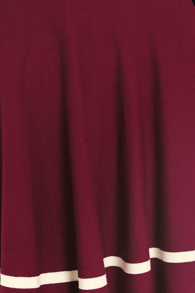 Vestido mini manga larga