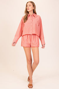 Blusa camisa manga larga rayas