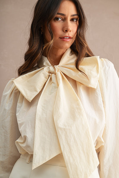 Blusa corta cinta cuello