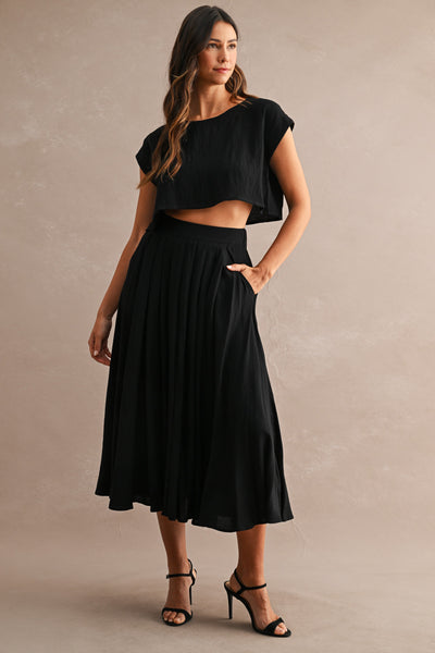 Falda  midi corte A