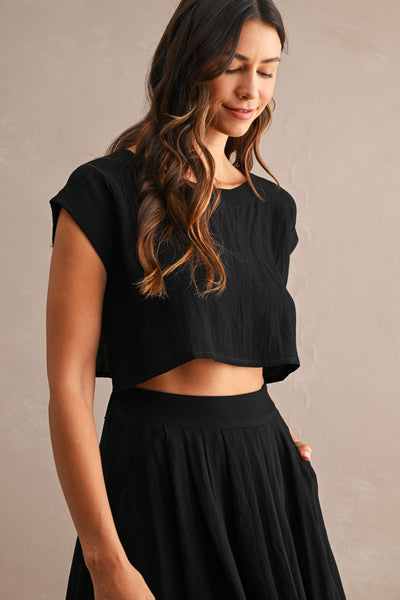 Blusa  manga corta