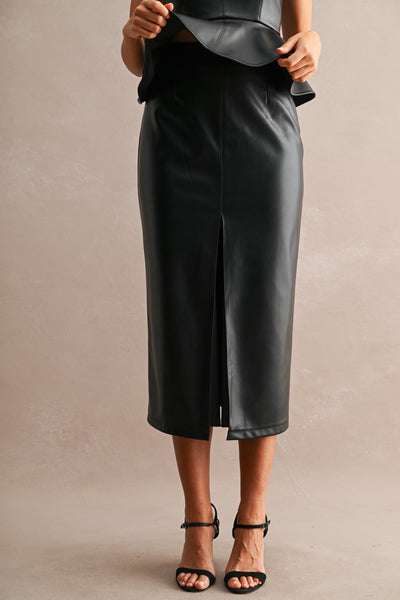Falda midi lapiz