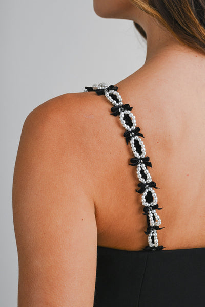 Blusa  tirantes con perlas