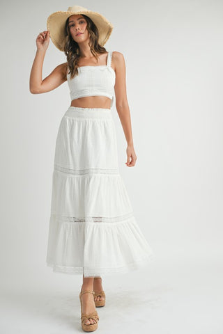 Falda maxi corte A