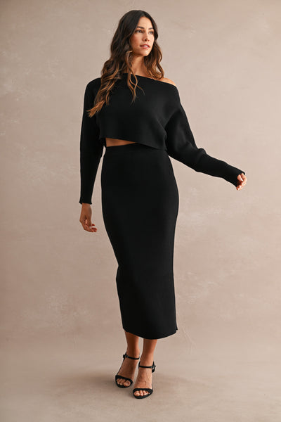 Falda midi lapiz