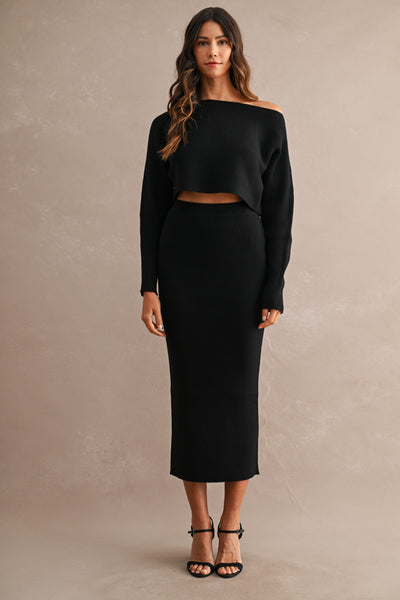 Falda midi lapiz