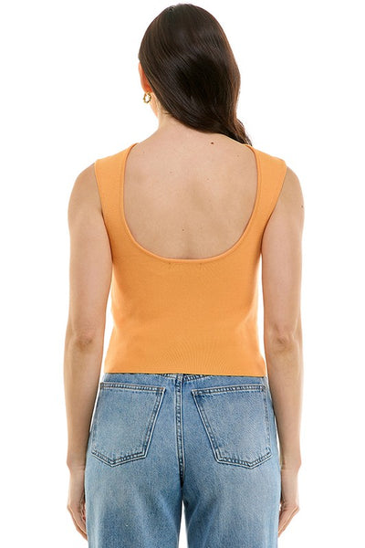 Blusa top sin manga
