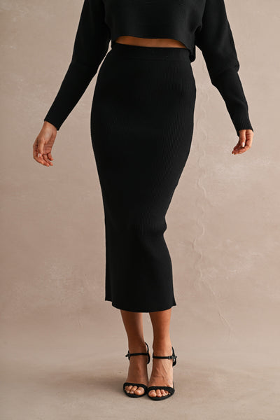 Falda midi lapiz
