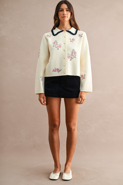 Minifalda short pana lunares