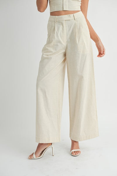 Pantalon tipo lino
