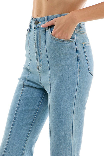 Pantalon mezclilla pata de elefante
