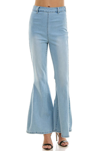 Pantalon mezclilla pata de elefante