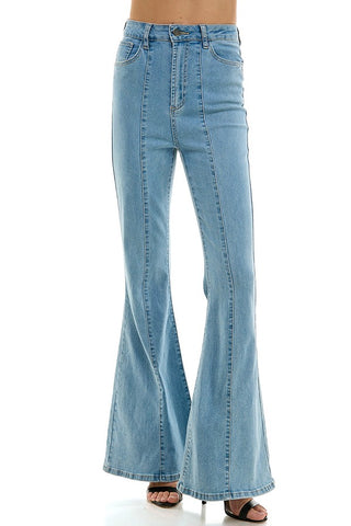 Pantalon mezclilla pata de elefante
