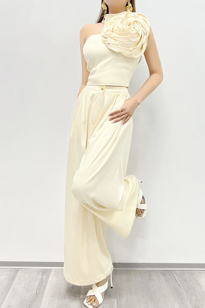 Pantalon satin recto