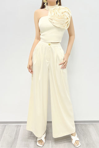 Pantalon satin recto