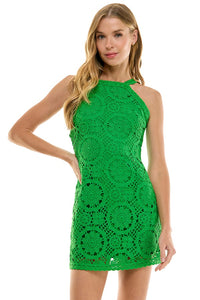 Vestido encaje mini