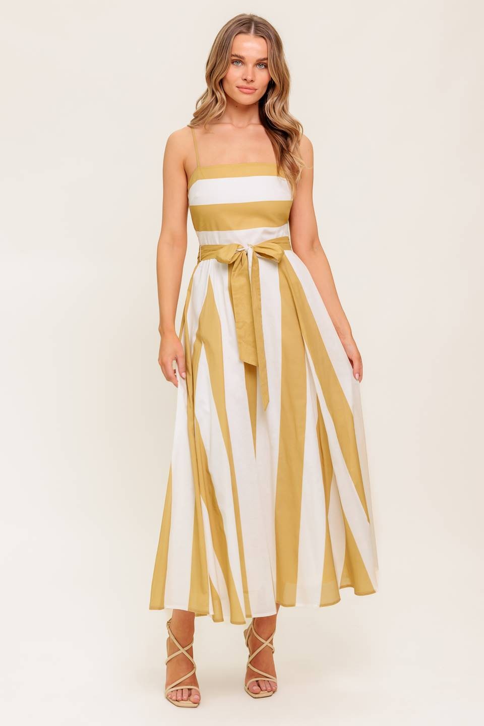 Vestido largo  rayas