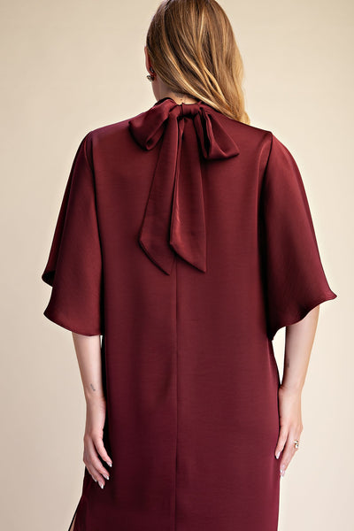 Vestido  midi satin