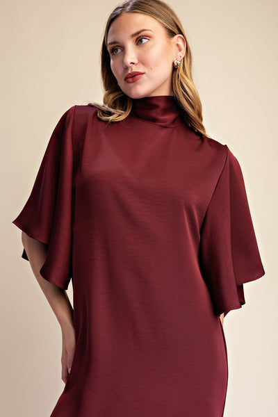 Vestido  midi satin
